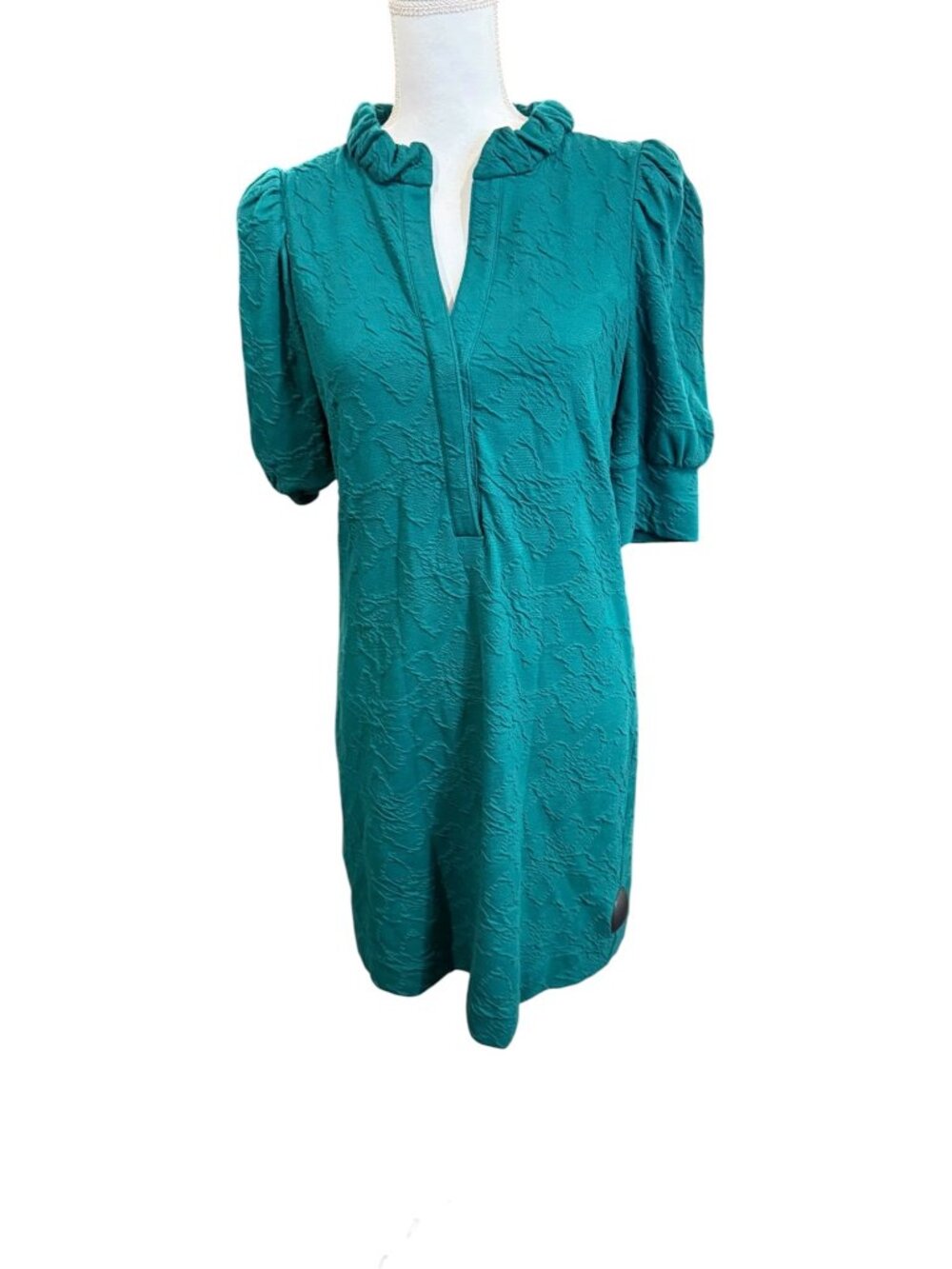 Lilly Pulitzer Elsey Popover Dress Evergreen Jacquard, Medium